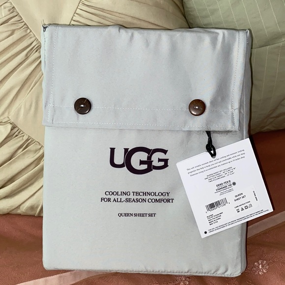 UGG Bedding Nwt Ugg Alaina Sheets In Ocean Mist Poshmark